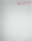 Feuille de papier blanc de format A4 timbrée